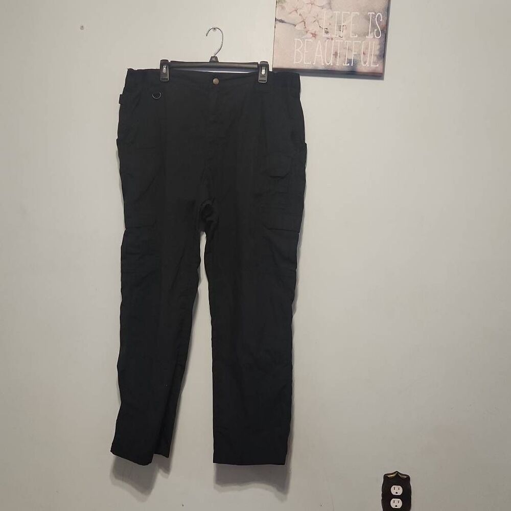 💙 5.11 Tactical Men's Black Cargo Pants Size 42X32